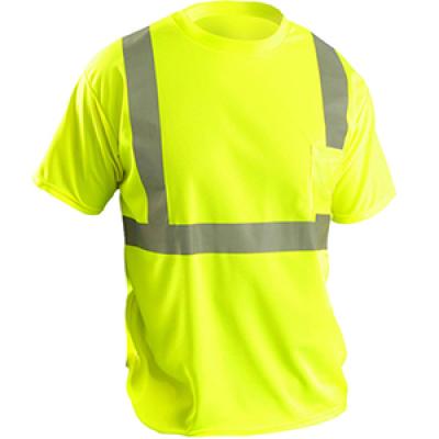 short sleeve safety reflective t shirt