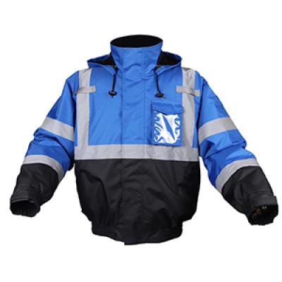 Waterproof Hi Vis Bomber Jacket